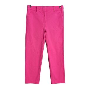 Loft Chino Pants The Riviera Slim Pink Womens 2 Flat Front Ankle Preppy Barbie